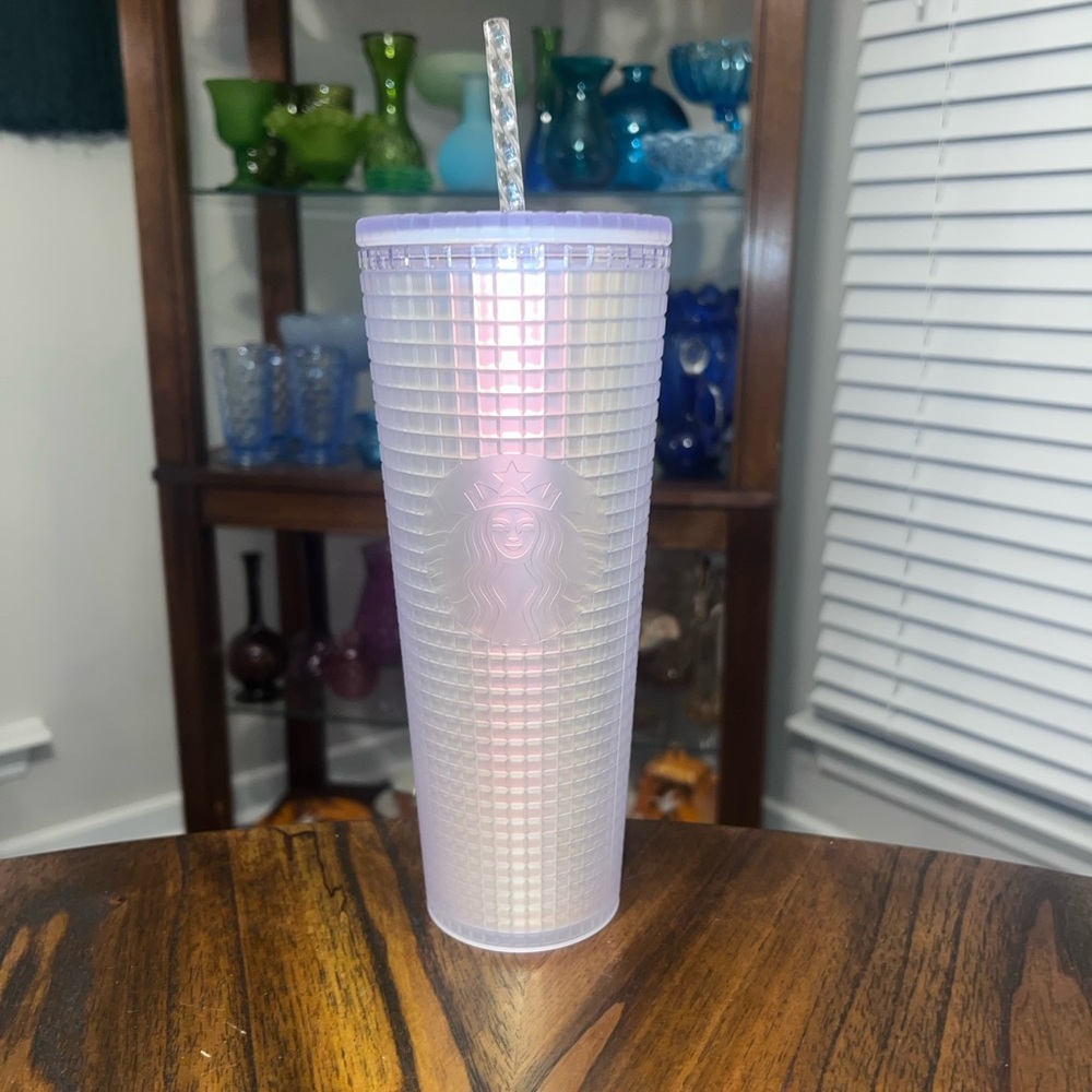 Starbucks Unicorn White Grid Cold Cup Tumbler
